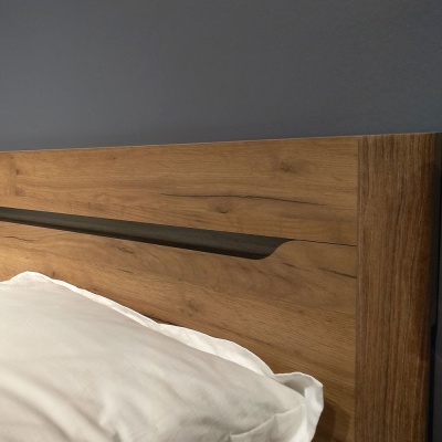 Афина Мод.А3б  Крафт Кровать без ортопед. основания (спальное место 120х200 см)