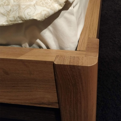 Афина Мод.А3б  Крафт Кровать без ортопед. основания (спальное место 120х200 см)